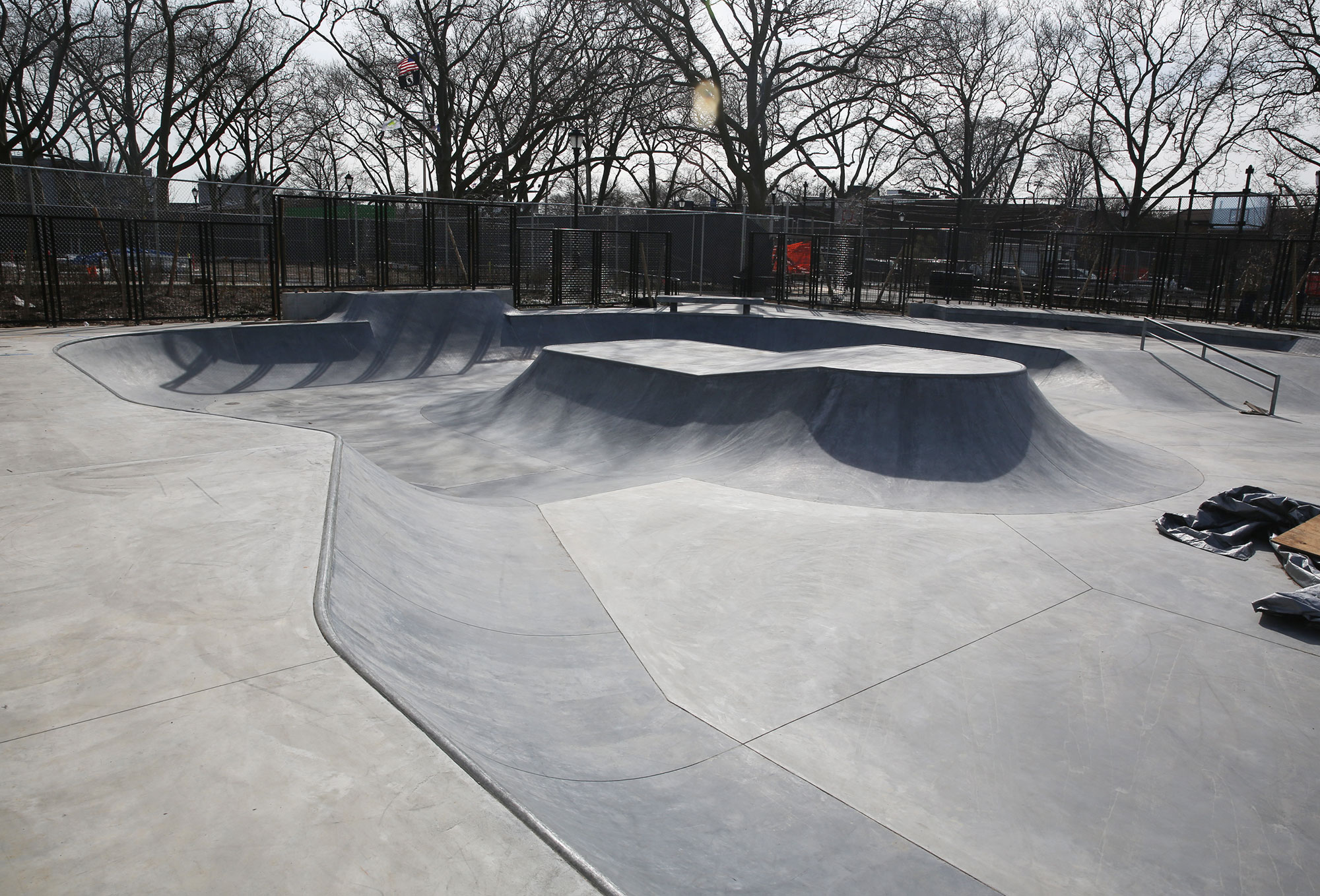 B Head Skatepark in Brooklyn, New York Nears Completion